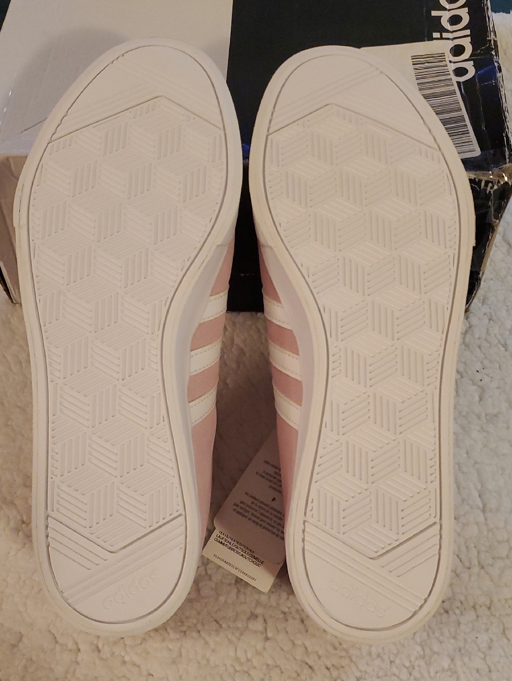 NWB/NWT - Adidas Women's Courtset Sneakers - SZ 9 - in Frost Pink - DB0146 - Picture 7 of 12